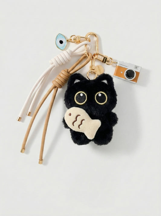 Cowhide Star Layered Pendant